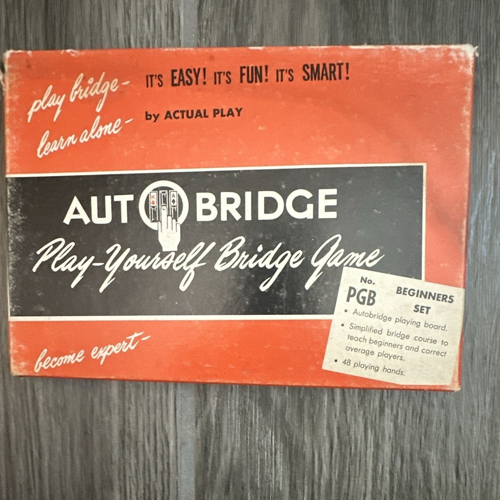 Auto Bridge Play-Yourself Bridge Game Beginners Set